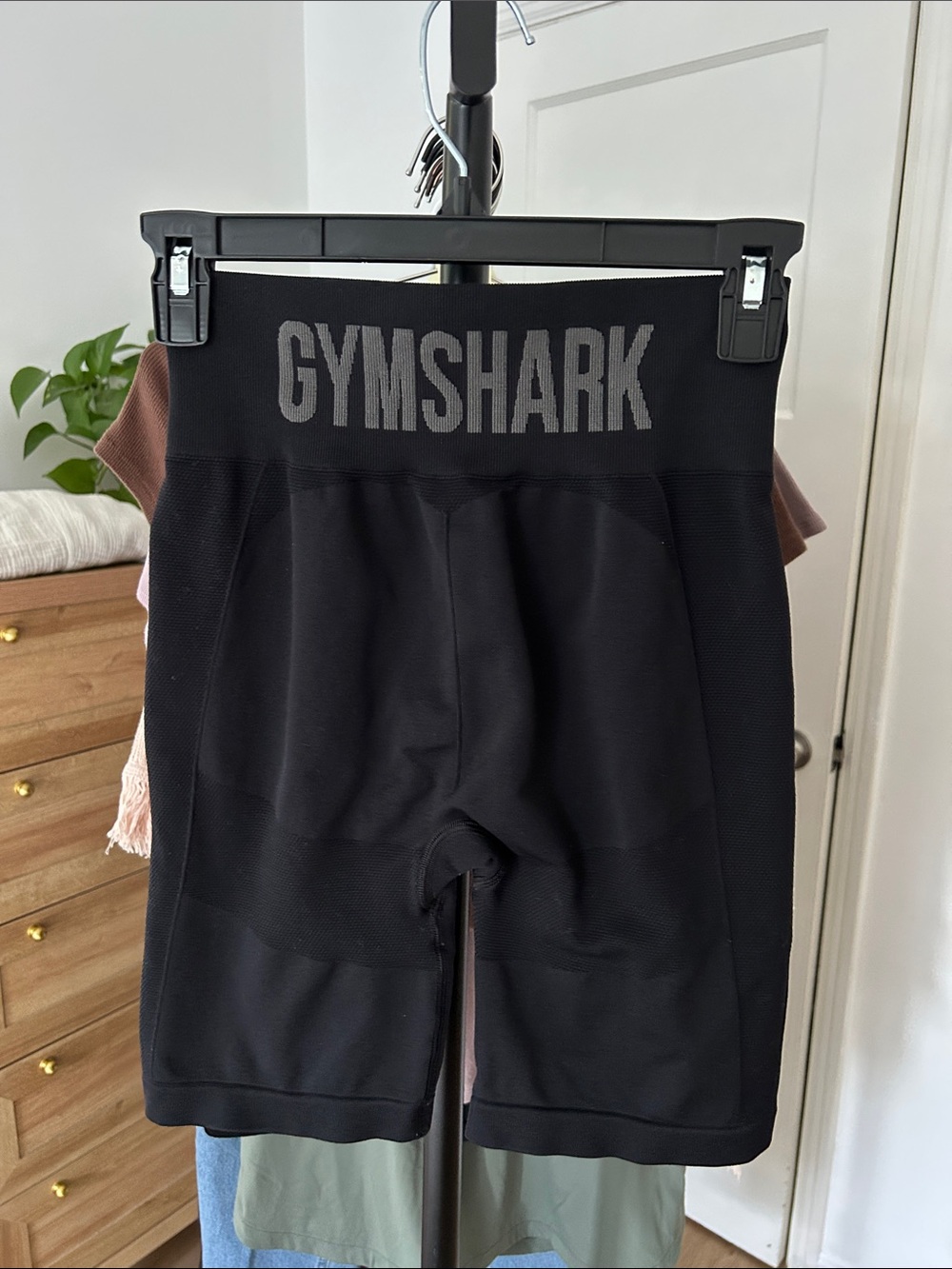 Gymshark Biker Shorts. Size Medium. 8” inseam. Black. - Picture 2 of 5
